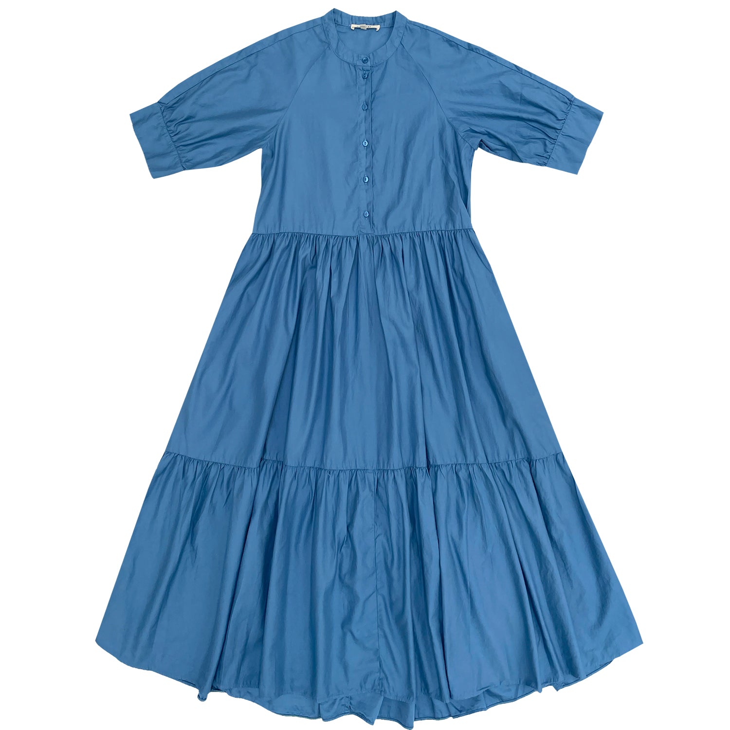 SAMPLE - RAGLAN TIERED DRESS - FRENCH BLUE