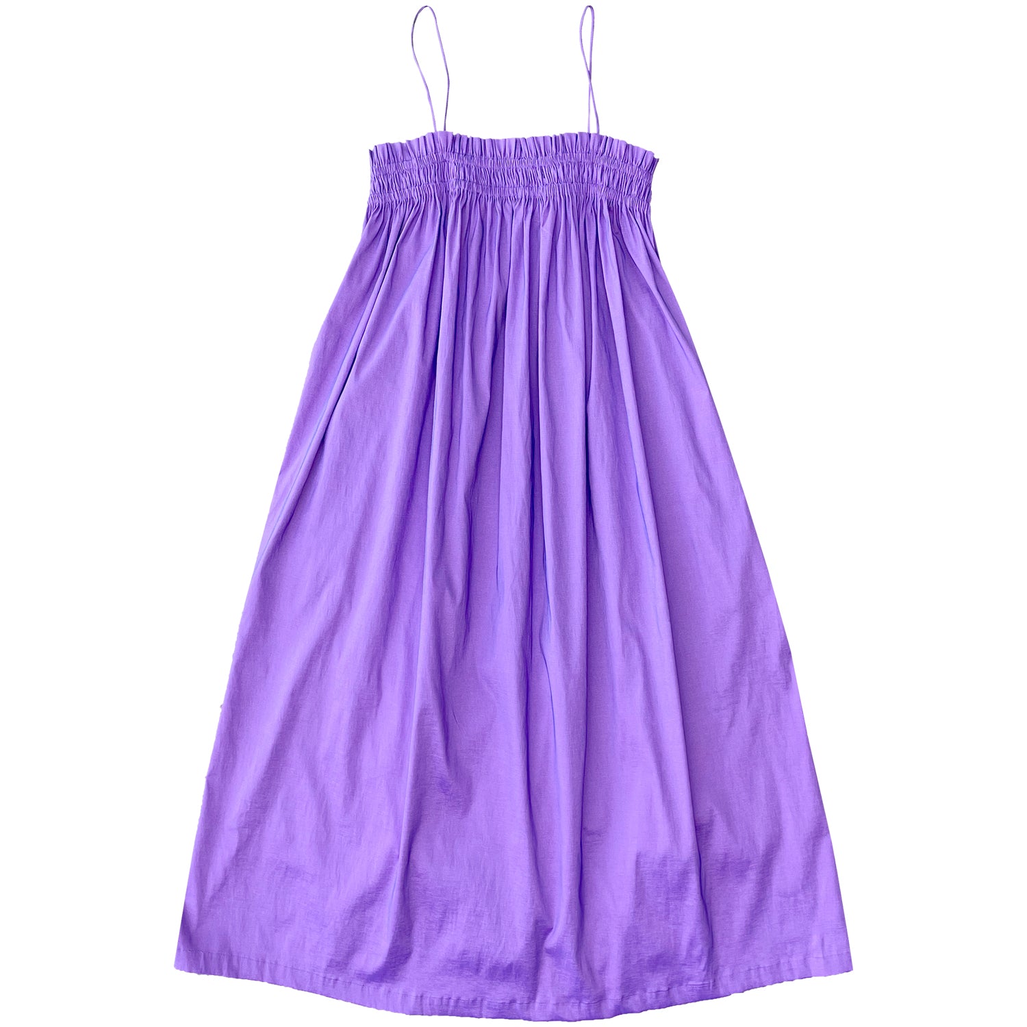SAMPLE - ELASTIC DRESS - LILAC TAFFETA