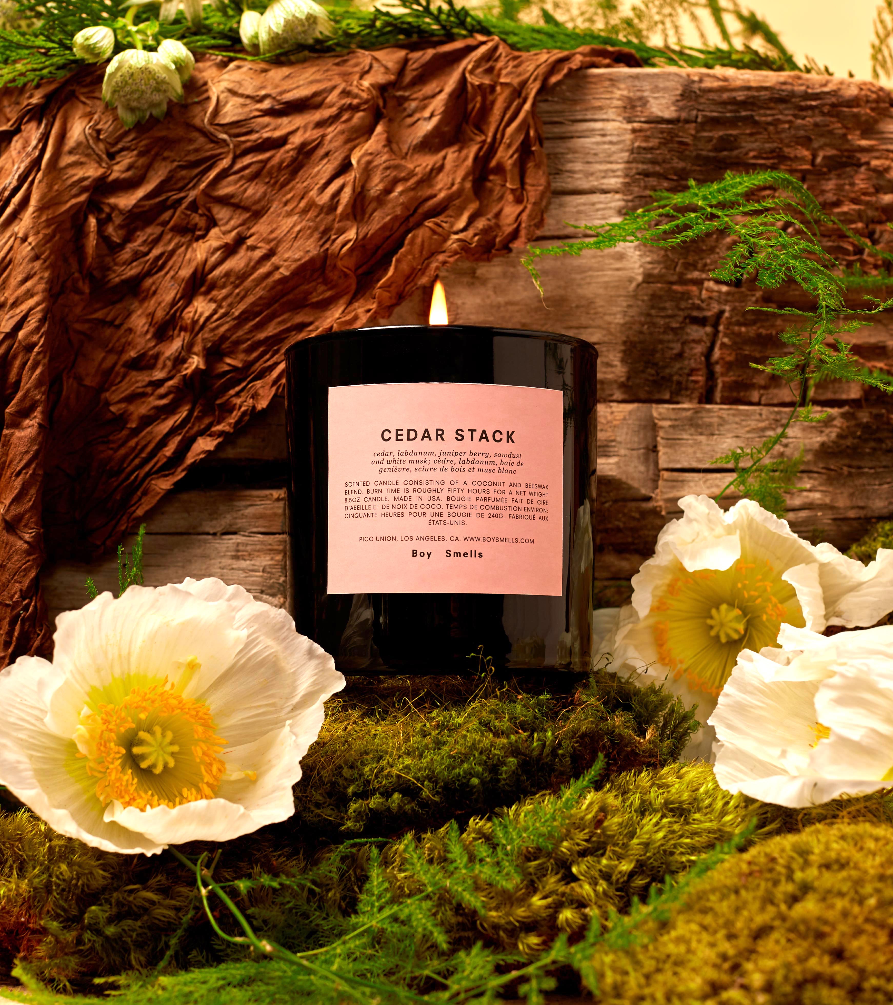 CEDAR STACK 8.5 OZ CANDLE