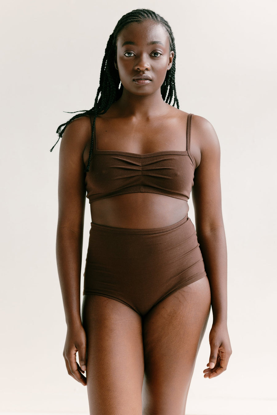 HIGH WAIST UNDIES - COCOA