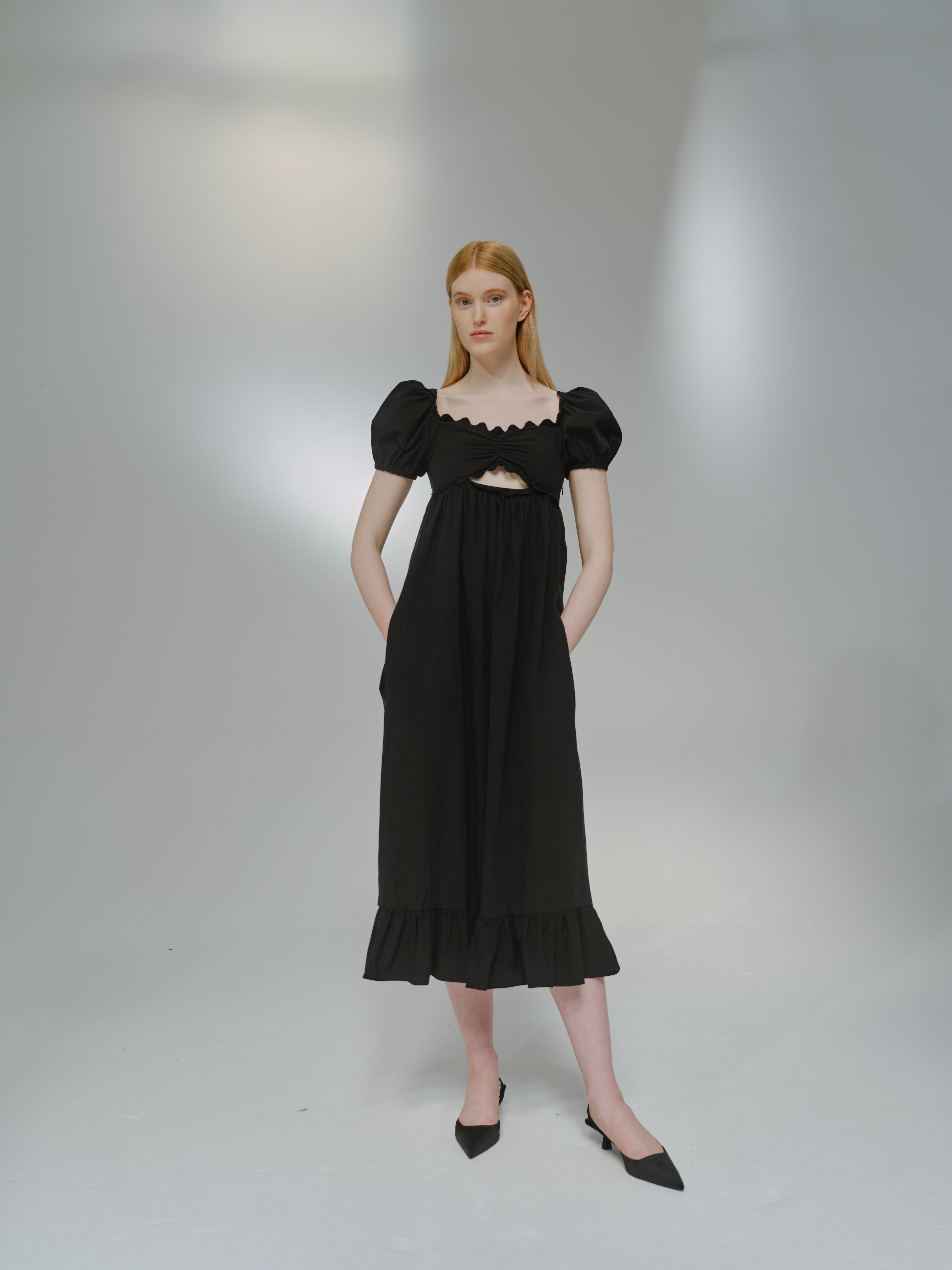 NICOLA DRESS - BLACK