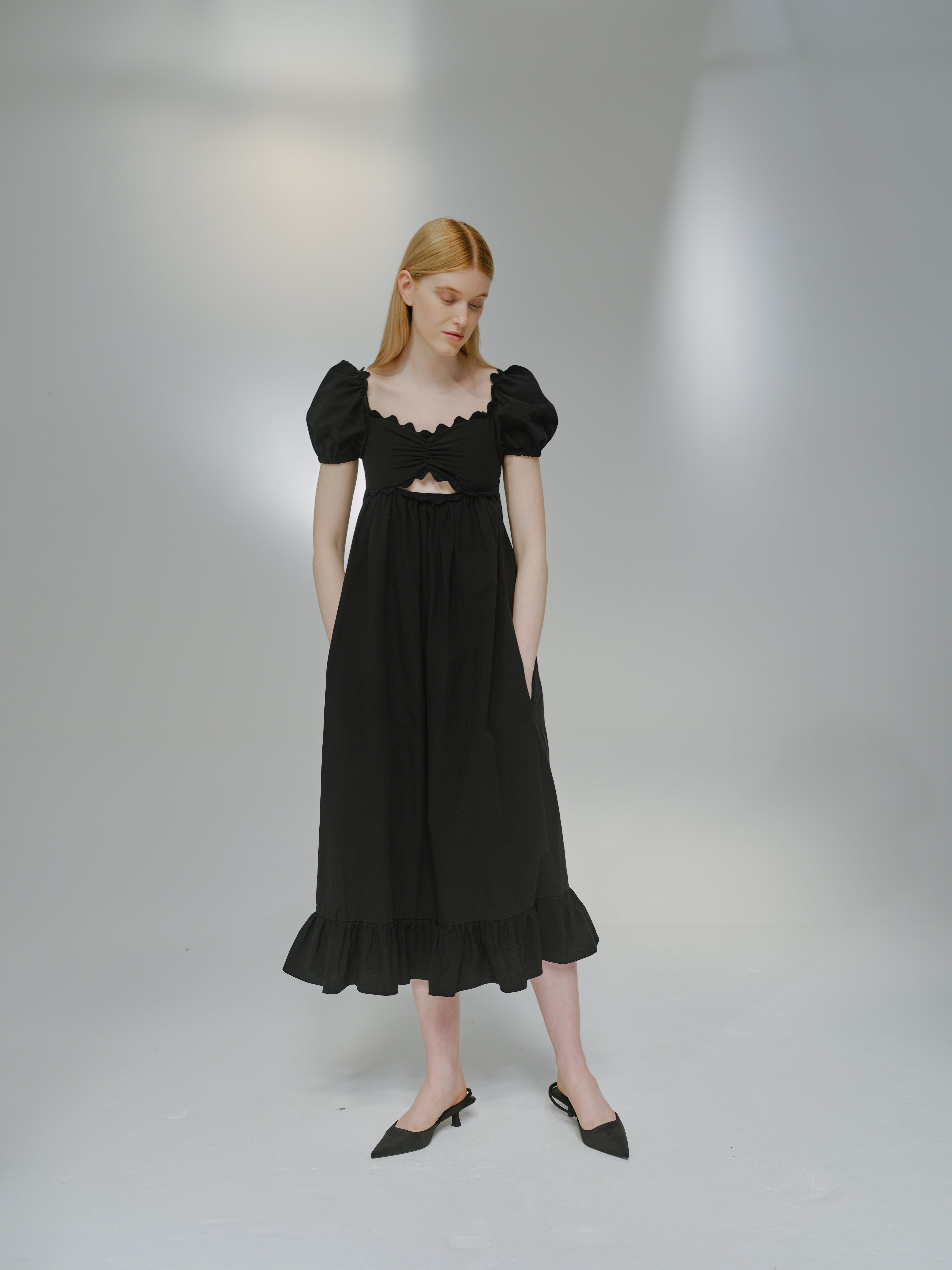 NICOLA DRESS - BLACK