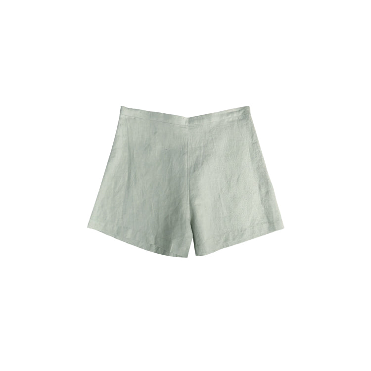 SAMPLE - LINEN/COTTON SHORT - SAGE