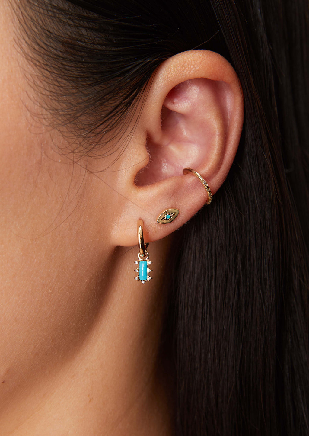 MOSAIC CHARM W/ TURQUOISE