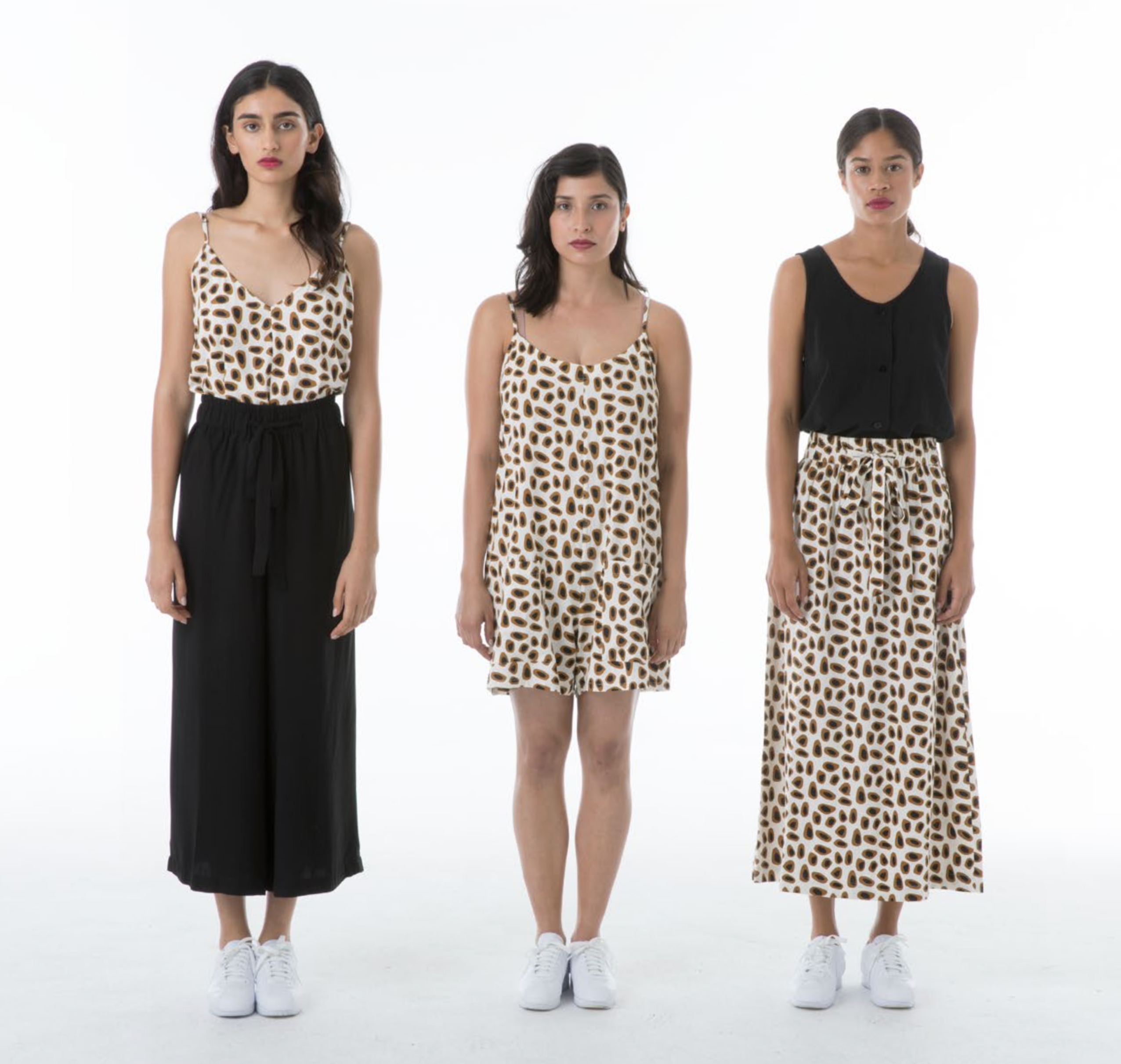 SAMPLE - SLIP DRESS - GUAC PRINT