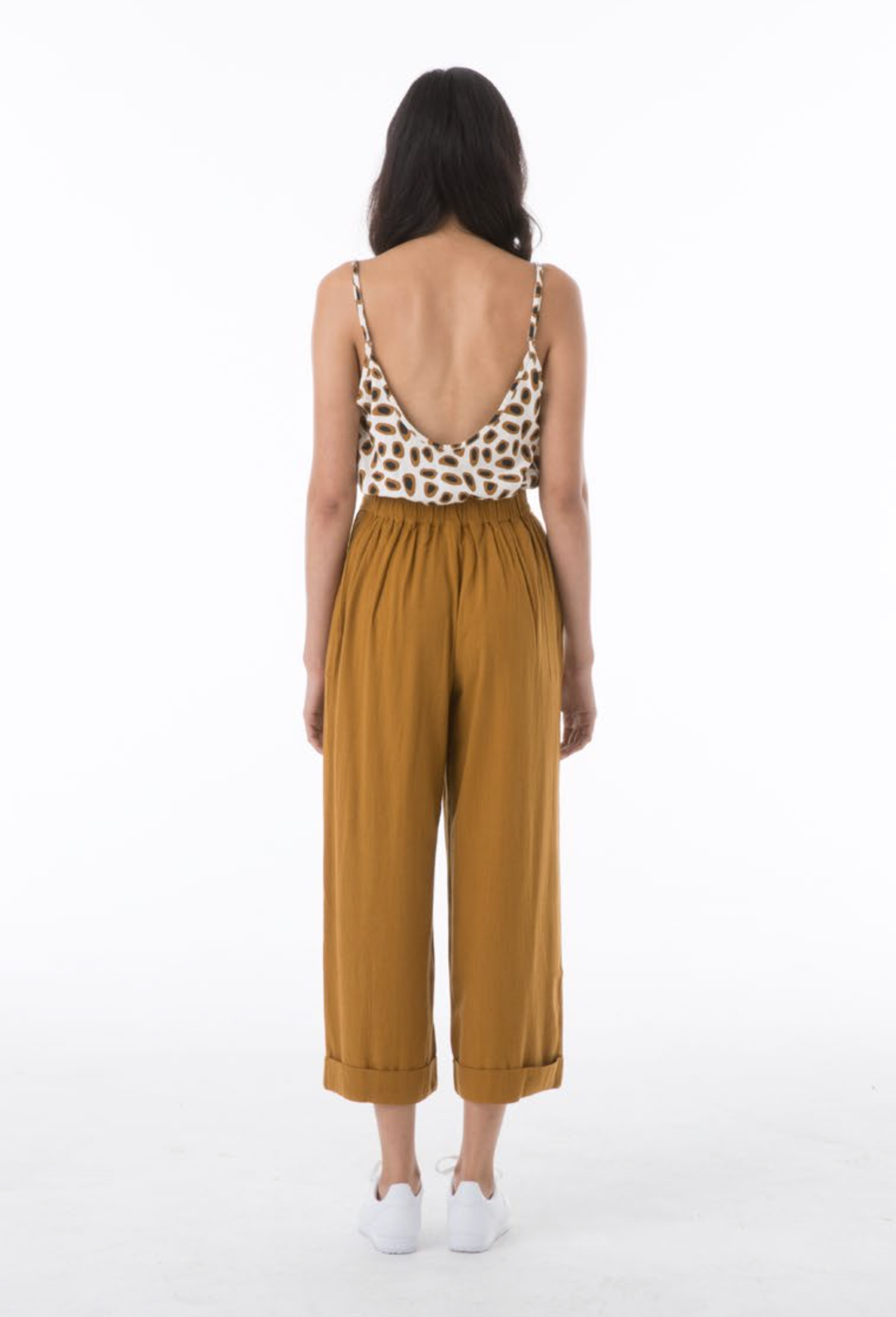 SAMPLE - SLIP DRESS - GUAC PRINT