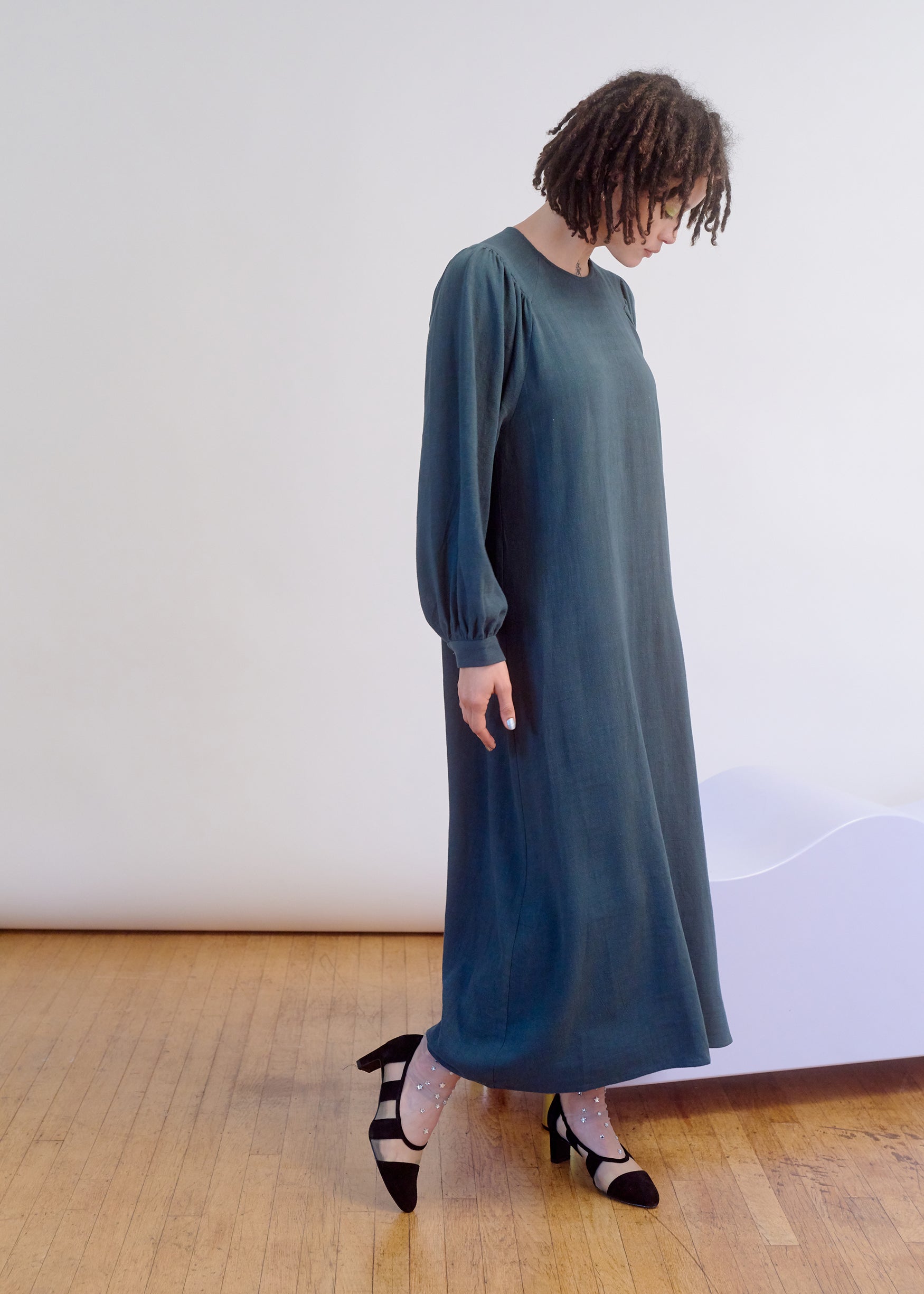 SAMPLE - PIRATE DRESS - TURQUOISE