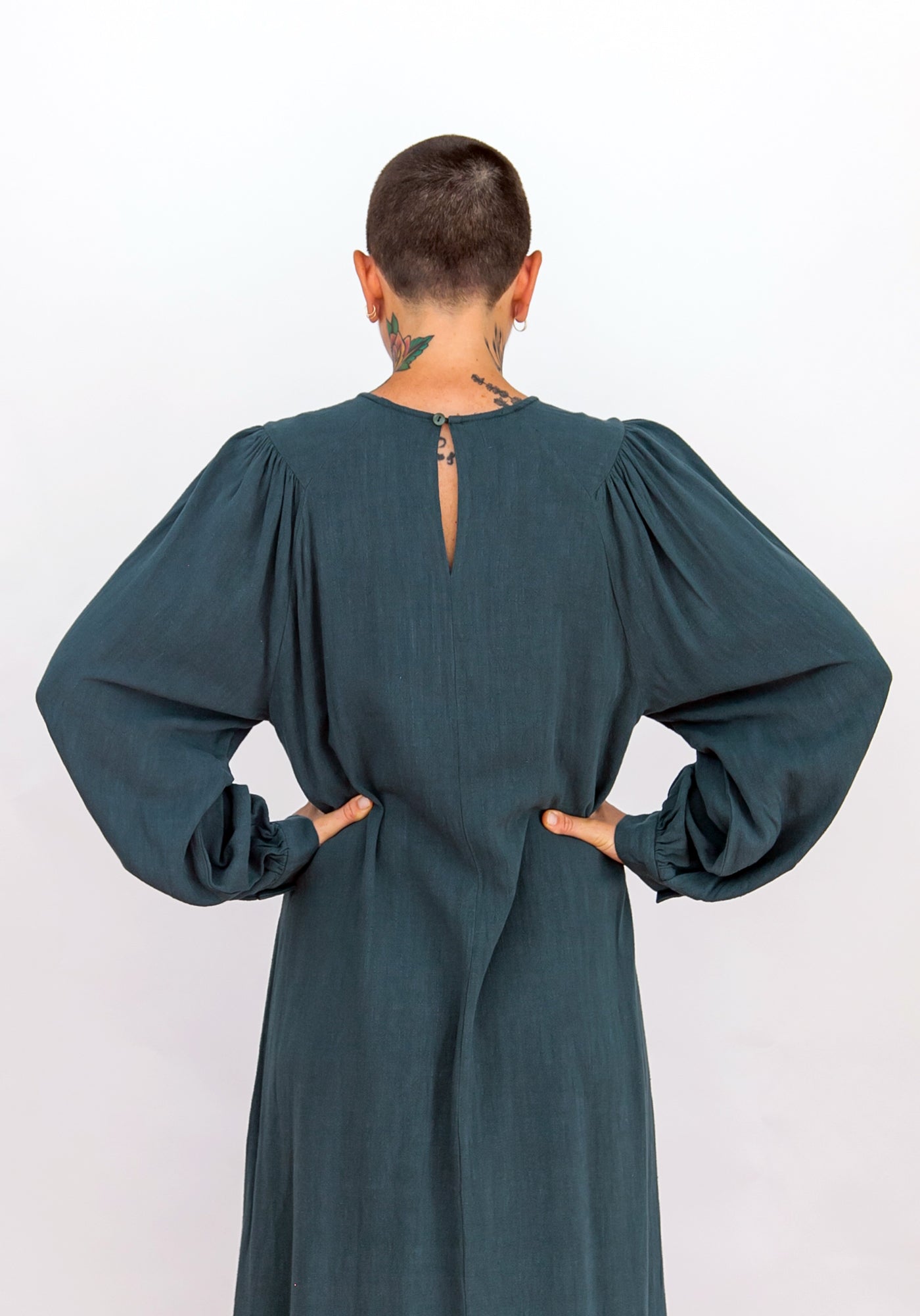 SAMPLE - PIRATE DRESS - TURQUOISE