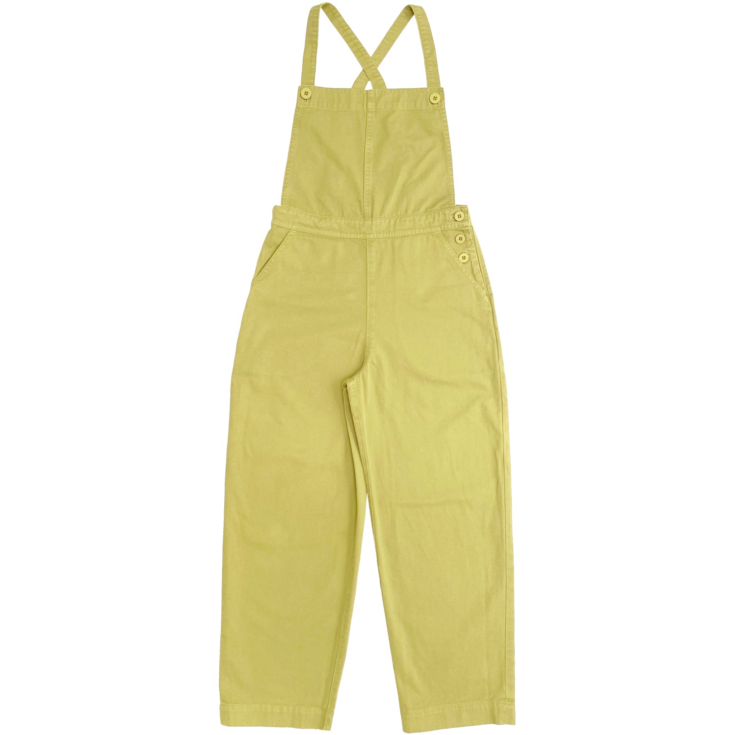 SAMPLE - FITTED OVERALL JUMPER - CITRON