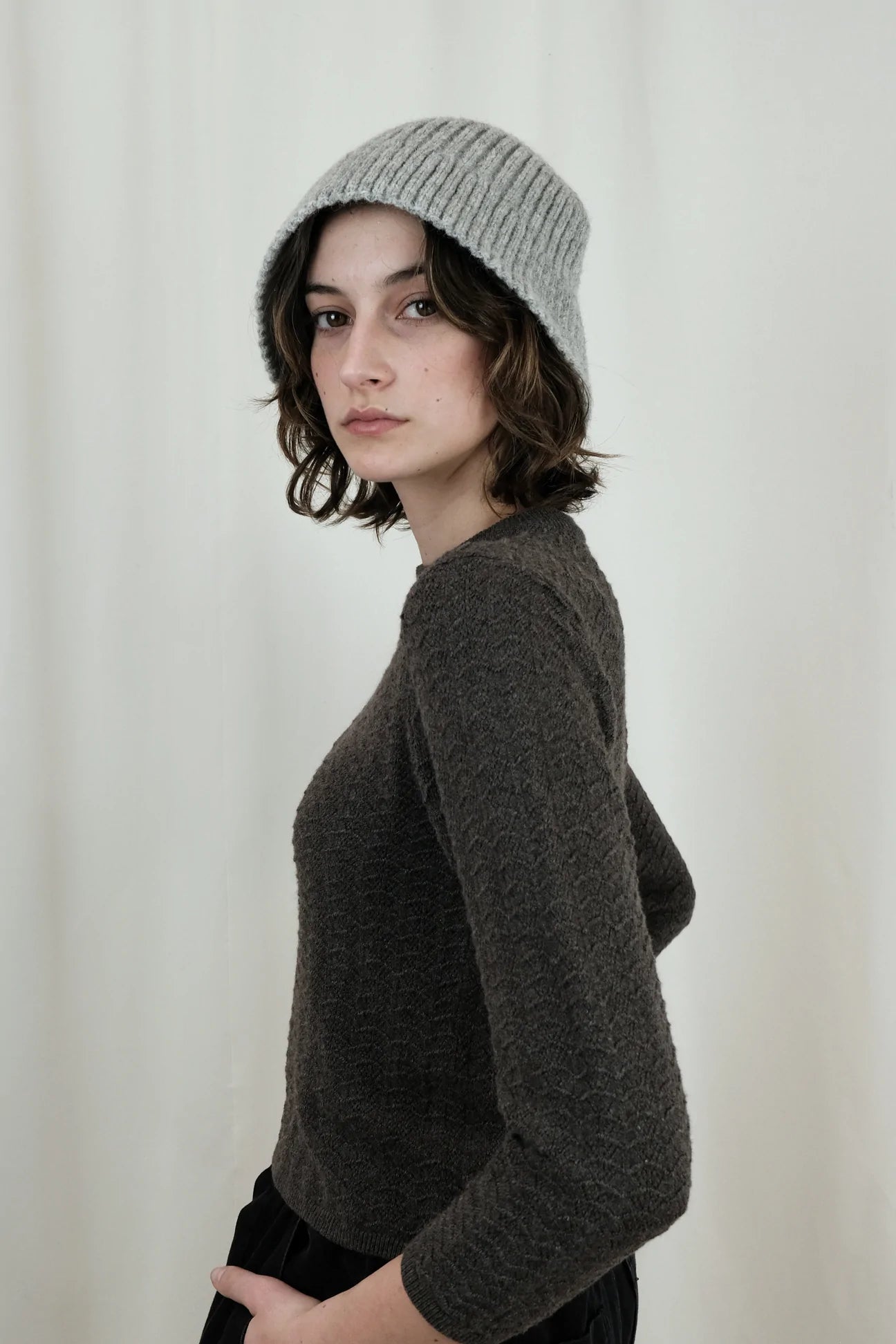 BELL HAT - HEATHER GRAY