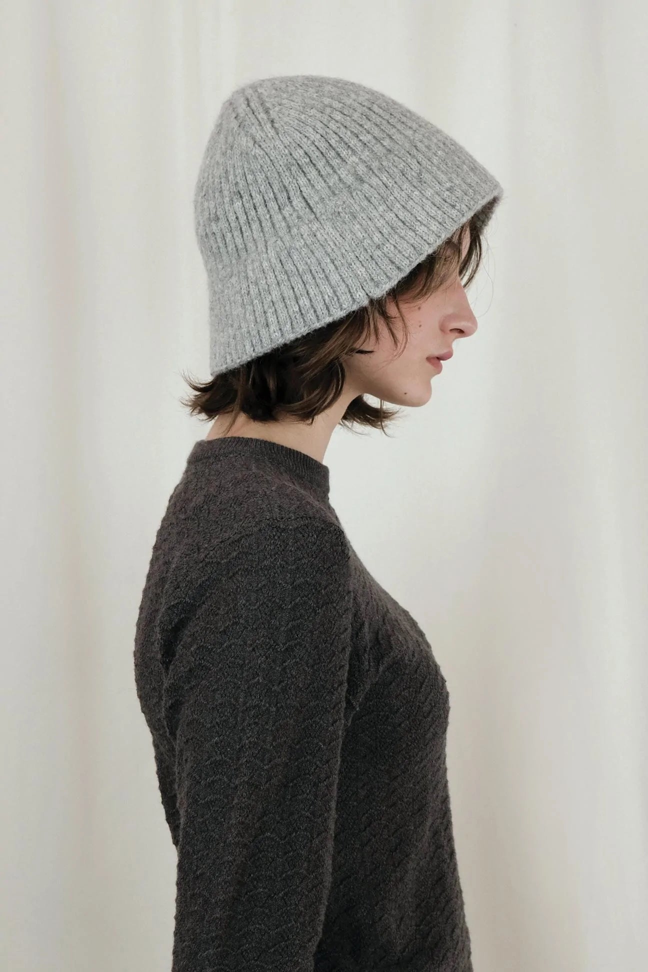 BELL HAT - HEATHER GRAY