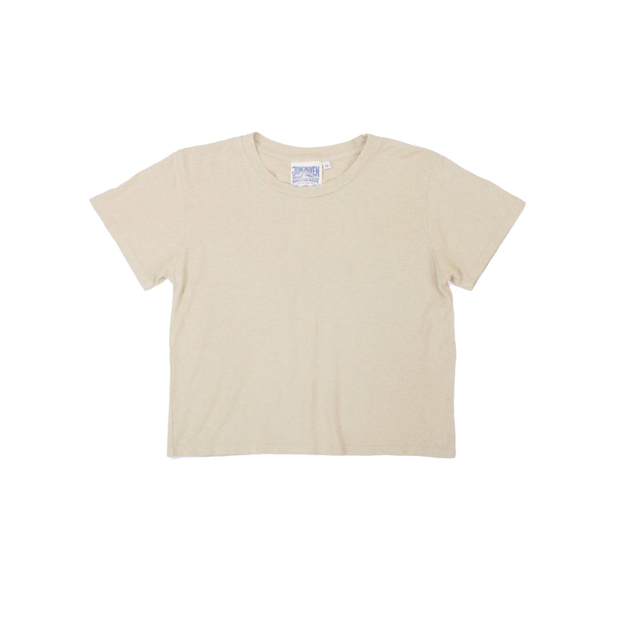 CROPPED LOREL TEE - CANVAS