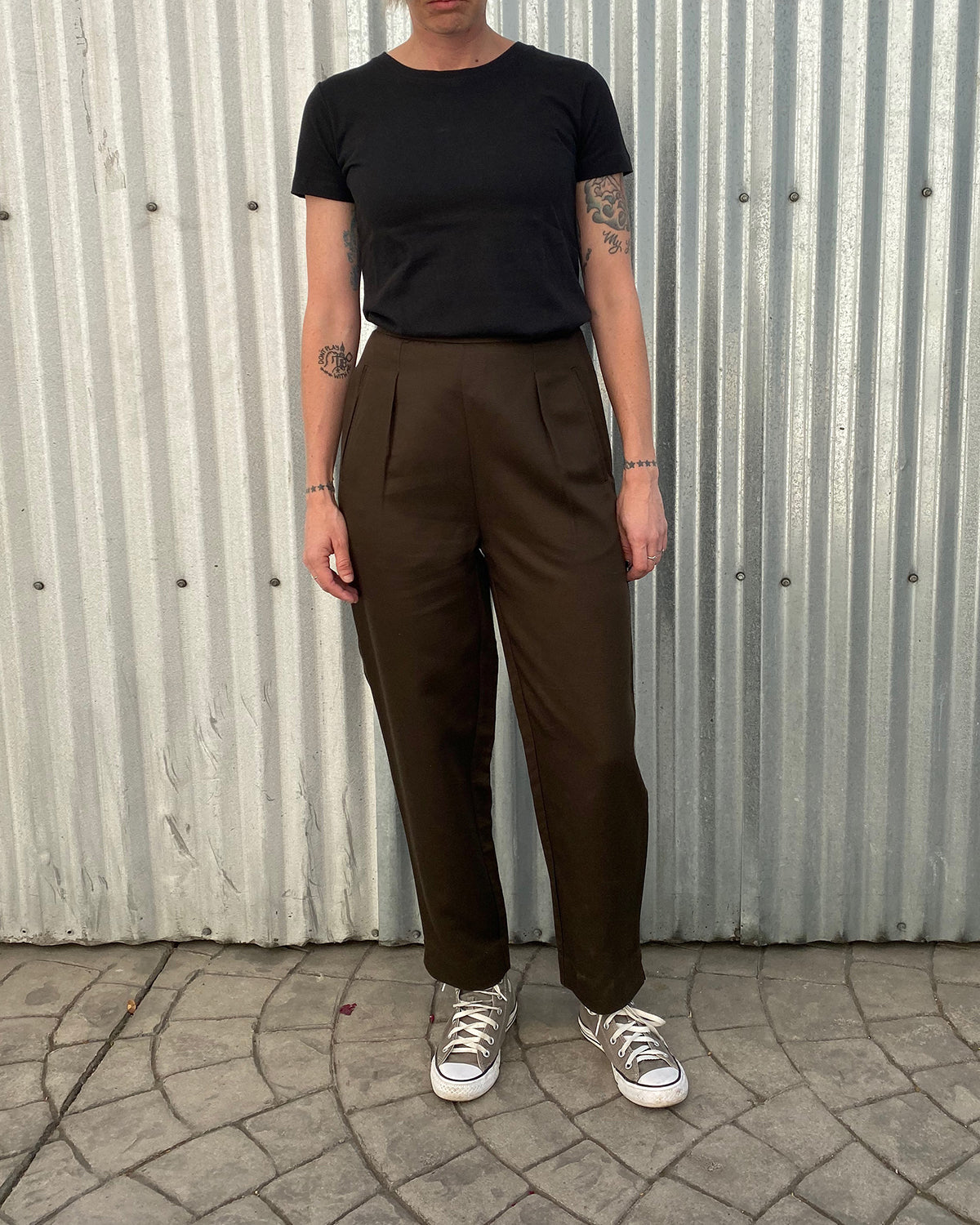 SAMPLE - THICK FANCY PANT - MUD