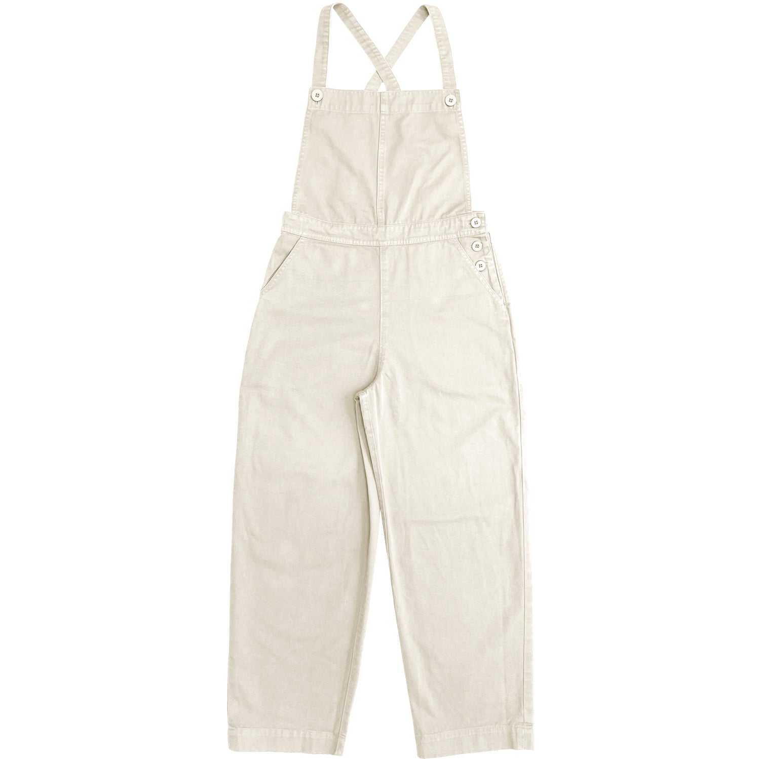 SAMPLE - FITTED OVERALL JUMPER - ECRU
