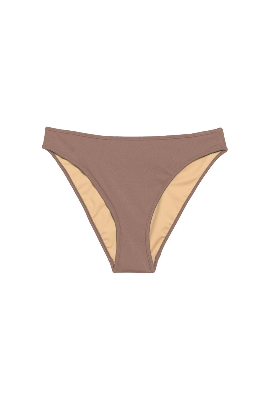 NEW SWIM - HIGH CUT BOTTOM - TAUPE