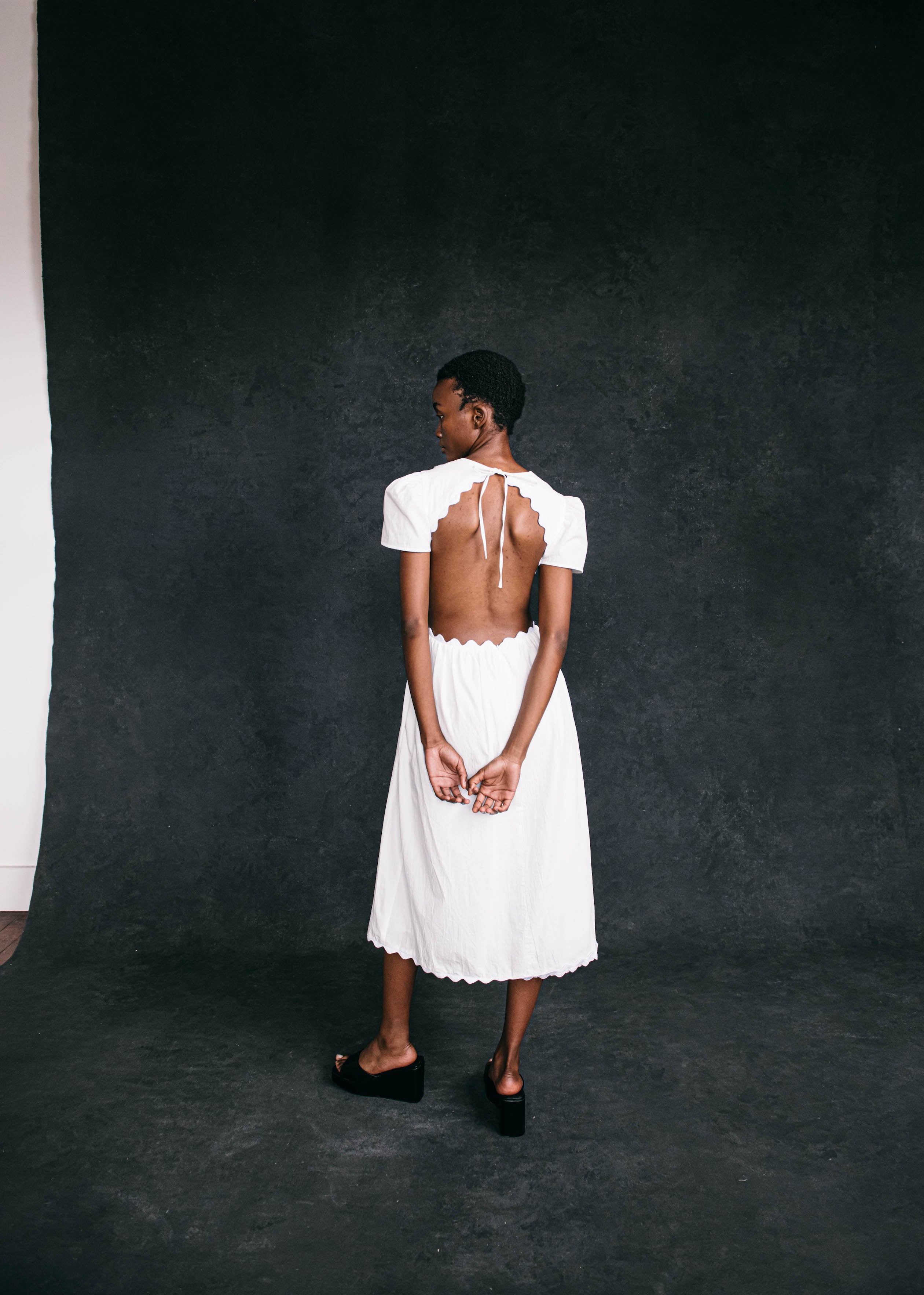 SIMONA DRESS - WHITE