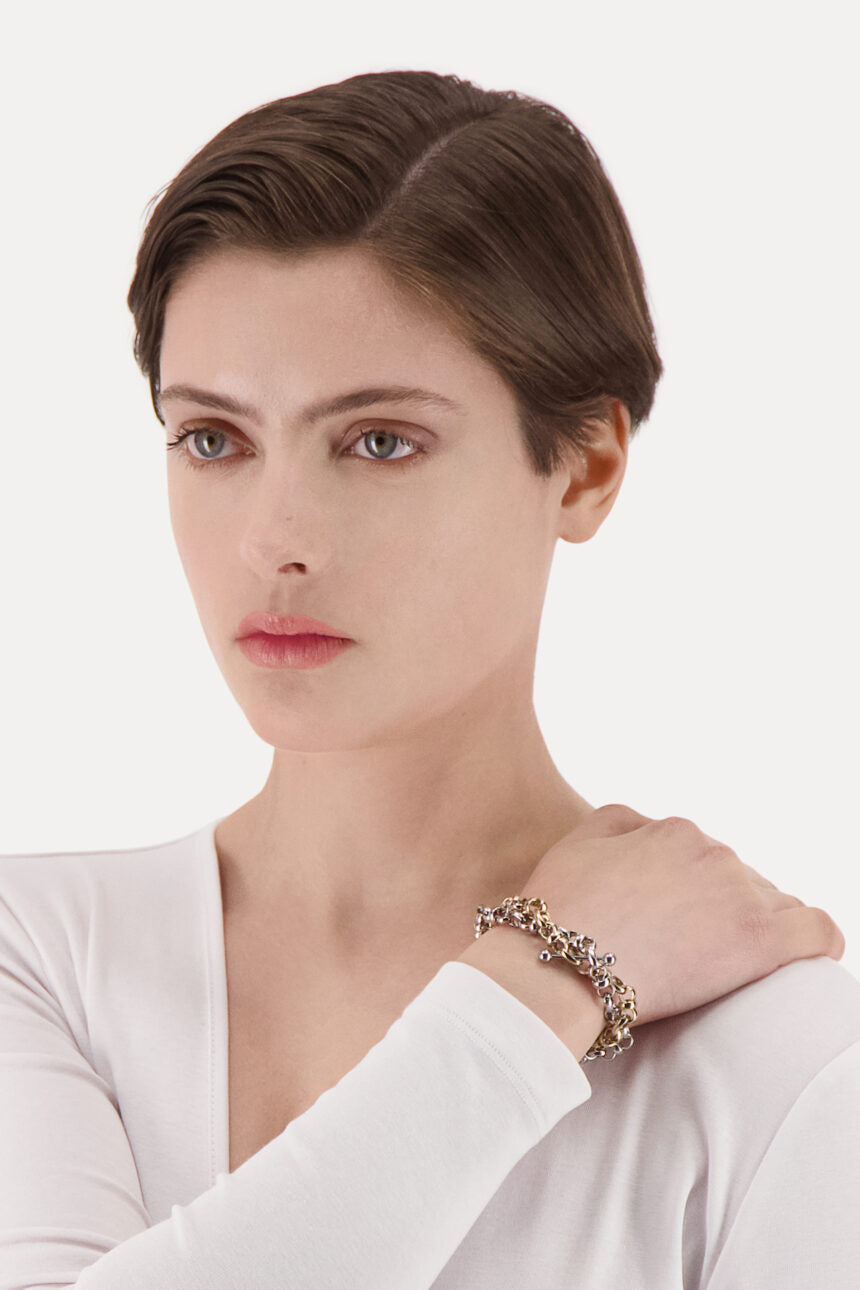 JULIA BRACELET - GOLD & PALLADIUM