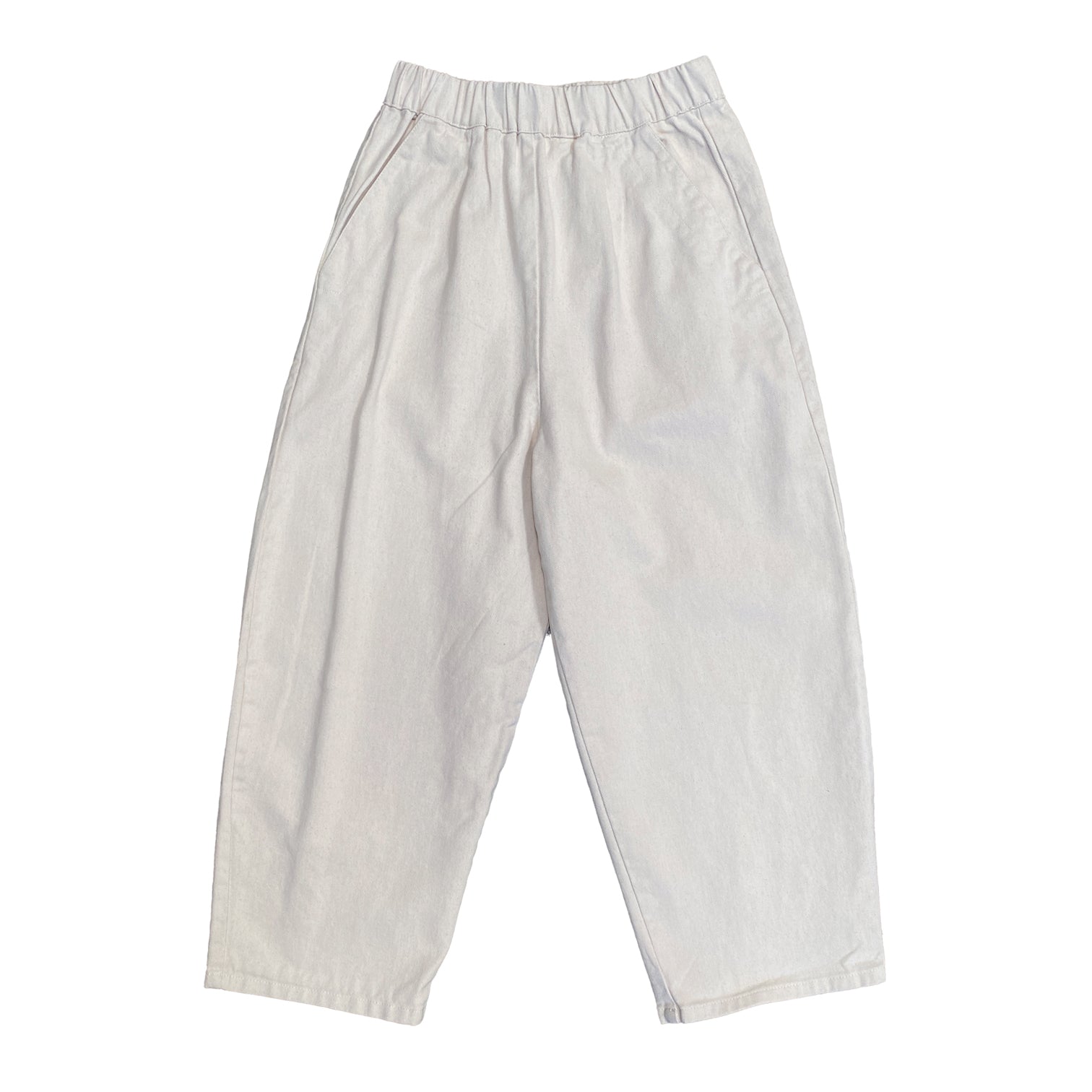 BARREL PANT - CREAM