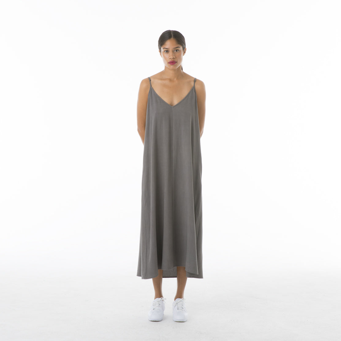 SAMPLE - SLIP MIDI DRESS - LAVENDER