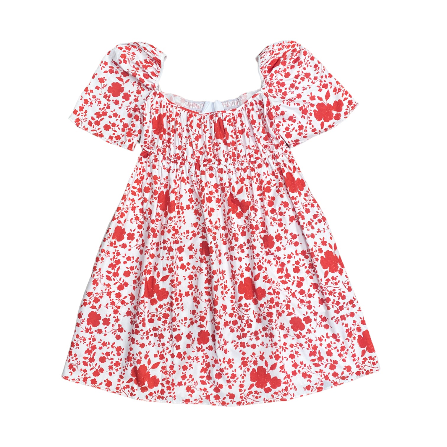 EDNA DRESS - RED FLORAL