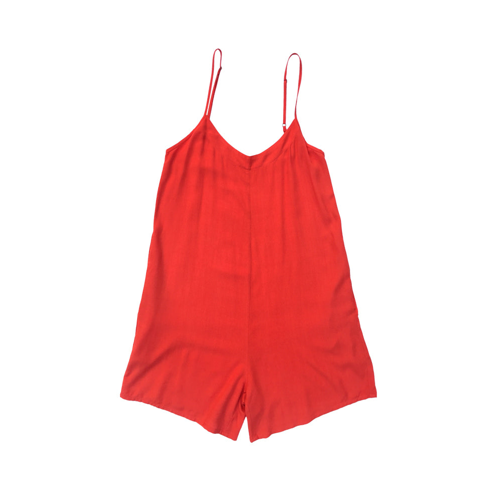 SAMPLE - COTTON ROMPER - POPPY