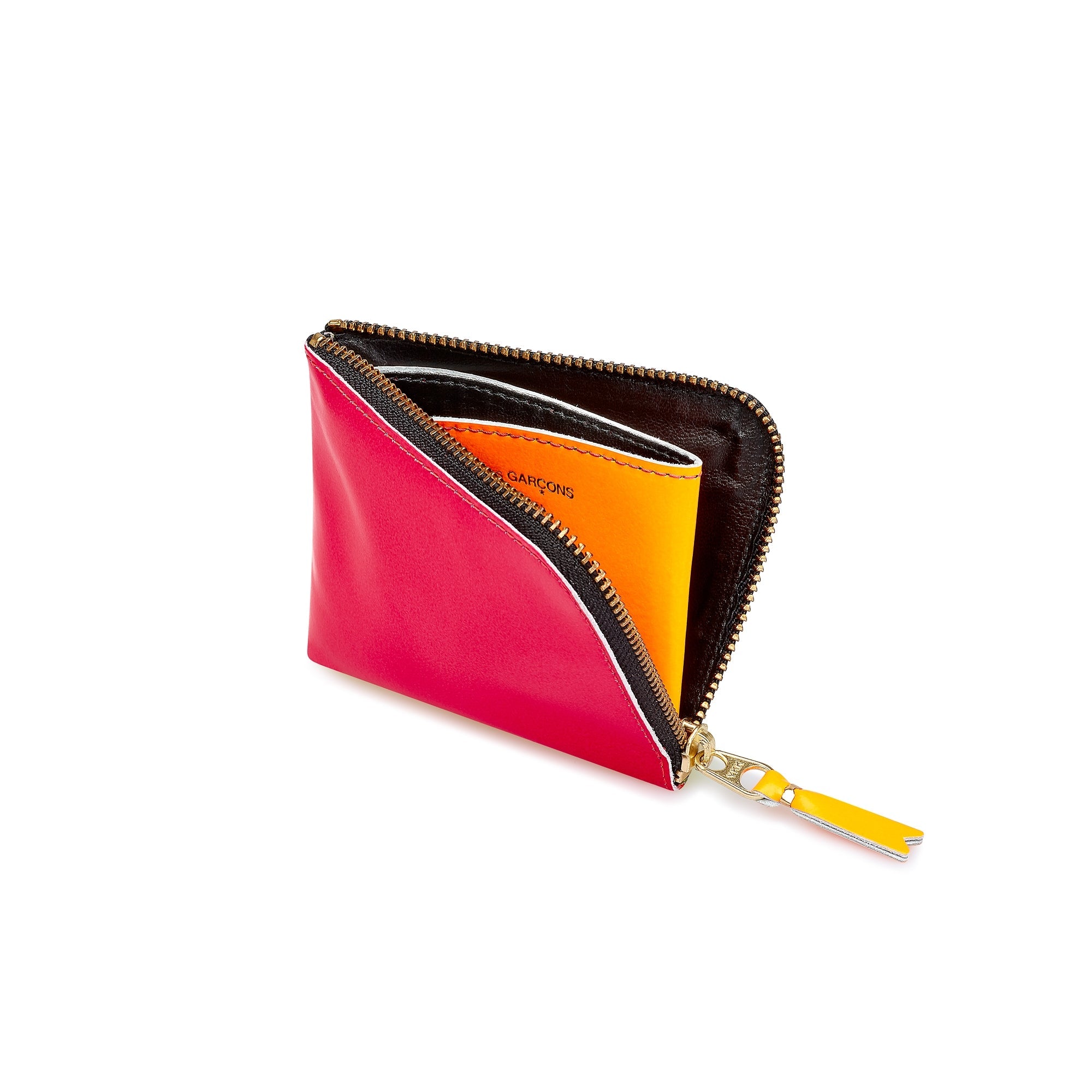 CORNER ZIP WALLET SUPER FLUO PINK YELLOW