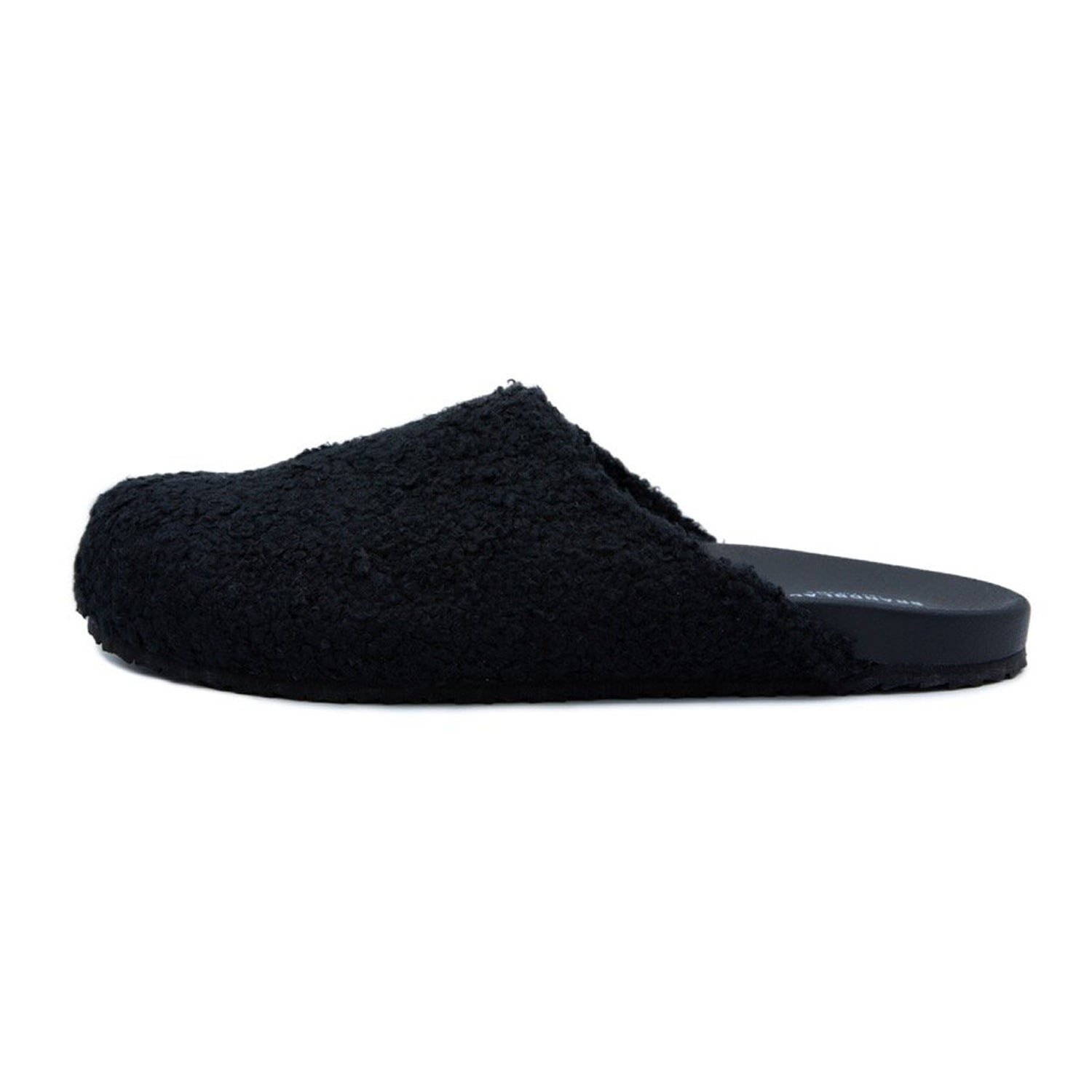 VIDA MULE - BLACK SHEARLING